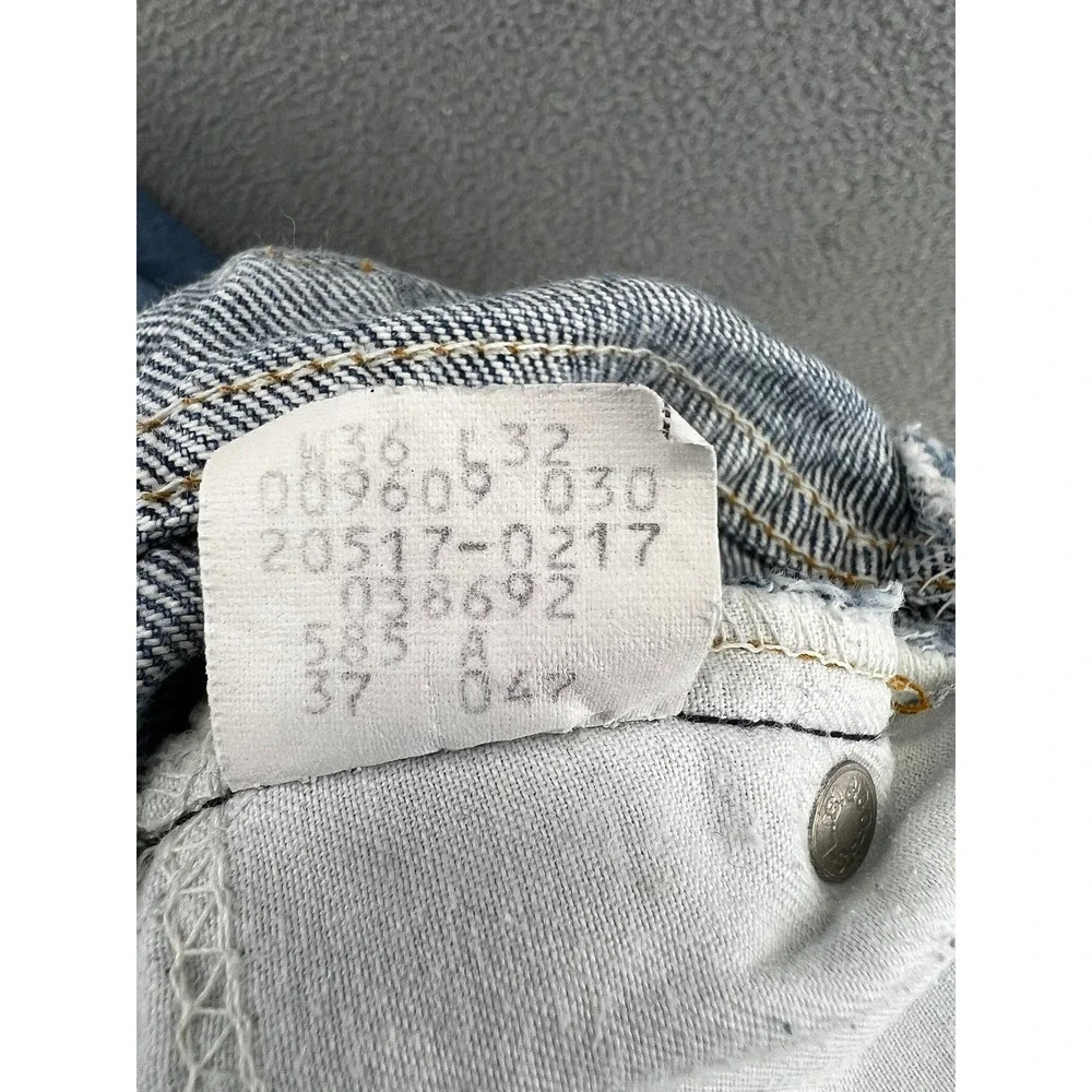 Vtg 80s Levis 517 Orange Tab Jeans 34x30 USA Made Bootcut Denim April 1987 585